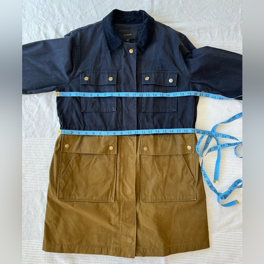 J. Crew Long Colorblock Field Jacket - Picture 10 of 14